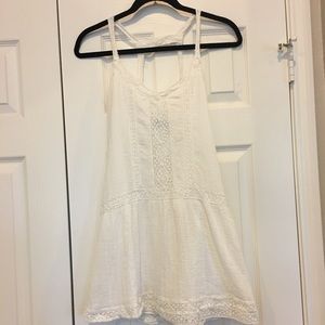 Dolce Vita White Lace Crochet Trim Sun Dress XS